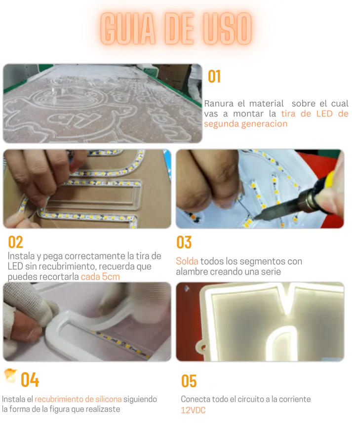 Tira Neón Led 2da Generación 6mm x 20 metros - Imagen 6